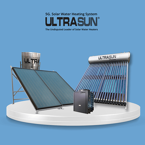 Solar water heater by ultra sun